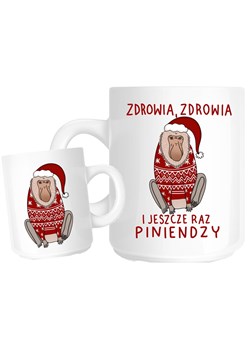 kubek na mikołajki z nosaczem z życzeniami ze sklepu Time For Fashion w kategorii Kubki - zdjęcie 175636921