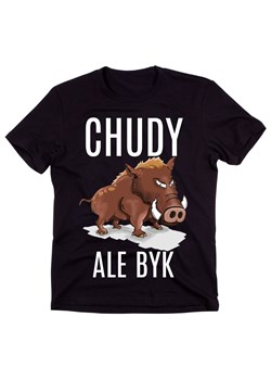 KOSZULKA CHUDY ALE BYK ze sklepu Time For Fashion w kategorii T-shirty męskie - zdjęcie 175636923