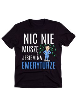 KOSZULKA DLA EMERYTA - JESTEM NA EMERYTURZE ze sklepu Time For Fashion w kategorii T-shirty męskie - zdjęcie 175636994