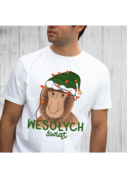 koszulka z nosaczem na święta ze sklepu Time For Fashion w kategorii T-shirty męskie - zdjęcie 175637021