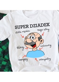 KOSZULKA DLA DZIADKA SUPER DZIADEK ze sklepu Time For Fashion w kategorii T-shirty męskie - zdjęcie 175637190