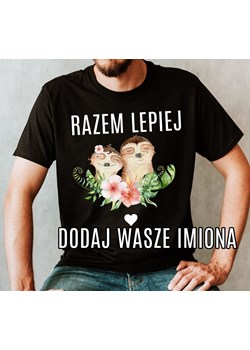 KOSZULKA NA WALRNTYKI RAZEM LEPIEJ ze sklepu Time For Fashion w kategorii T-shirty męskie - zdjęcie 175637373