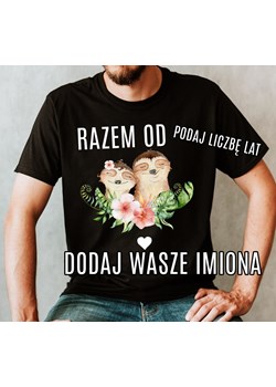 KOSZULKA NA WALENTYKI RAZEM od ilu lat ze sklepu Time For Fashion w kategorii T-shirty męskie - zdjęcie 175637374