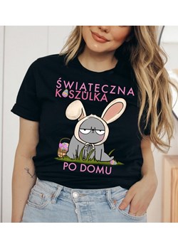 damska koszulka na wielkanoc z królikiem ze sklepu Time For Fashion w kategorii Bluzki damskie - zdjęcie 175637550