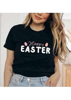 damska koszulka happy easter na wielkanoc ze sklepu Time For Fashion w kategorii Bluzki damskie - zdjęcie 175637581