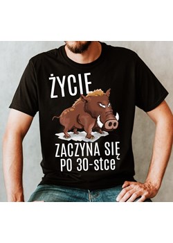 koszulka życie zaczyna się po 30 - na 30 urodziny ze sklepu Time For Fashion w kategorii T-shirty męskie - zdjęcie 175637723