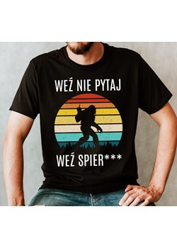 śmieszna męska koszulka weź nie pytaj z yeti ze sklepu Time For Fashion w kategorii T-shirty męskie - zdjęcie 175637741