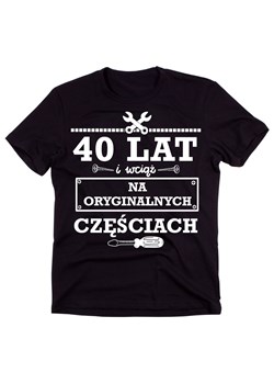 KOSZULKA męska na czterdziestkę na 40 urodziny 40 lat i wciąć na oryginalnych częściach ze sklepu Time For Fashion w kategorii T-shirty męskie - zdjęcie 175637782