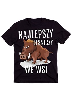 KOSZULKA NAJLEPSZY LEŚNICZY WE WSI DLA LEŚNICZEGO ze sklepu Time For Fashion w kategorii T-shirty męskie - zdjęcie 175637814