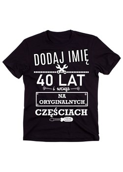 męska koszulka na 40 urodziny z imieniem ze sklepu Time For Fashion w kategorii T-shirty męskie - zdjęcie 175638000