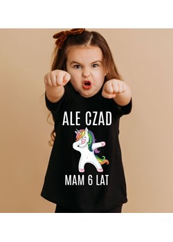 Koszulka na 6 urodziny dla dziewczynki UNICORN ze sklepu Time For Fashion w kategorii Bluzki dziewczęce - zdjęcie 175638061