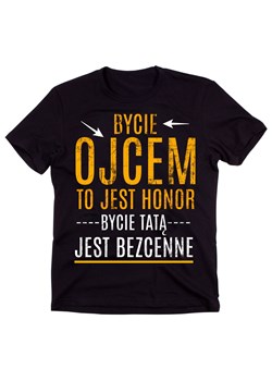 koszulka na dzień ojca - bycie ojcem to jest honor ze sklepu Time For Fashion w kategorii T-shirty męskie - zdjęcie 175638184