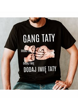 Koszulka GANG TATY Z IMIONAMI 2 DZIECI ze sklepu Time For Fashion w kategorii T-shirty męskie - zdjęcie 175638193