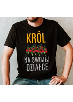 koszulka dla DZIAŁKOWCA KRÓL NA SWOJEJ DZIAŁCE ze sklepu Time For Fashion w kategorii T-shirty męskie - zdjęcie 175638310