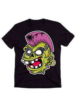 męska czarna koszulka z nadrukiem ze sklepu Time For Fashion w kategorii T-shirty męskie - zdjęcie 175638382