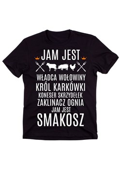 Koszulka na prezent Z MOTYWEM GRILLA ze sklepu Time For Fashion w kategorii T-shirty męskie - zdjęcie 175638541