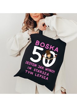 EKO TORBA NA 50 URODZINY NA PREZENT DLA BRUNETKI ze sklepu Time For Fashion w kategorii Torby materiałowe - zdjęcie 175638711