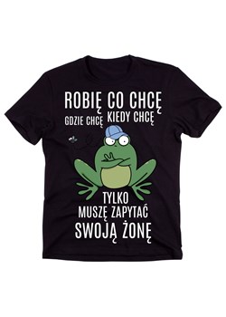 Koszulka DLA MĘŻĄ ROBIĘ CO CHCĘ KIEDY CHCĘ ze sklepu Time For Fashion w kategorii T-shirty męskie - zdjęcie 175638720