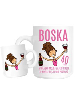 Kubek na 40 urodziny dla koleżanki z brunetką ze sklepu Time For Fashion w kategorii Kubki - zdjęcie 175638783