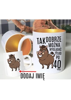kubek z imieniem na 40 ze sklepu Time For Fashion w kategorii Kubki - zdjęcie 175638800