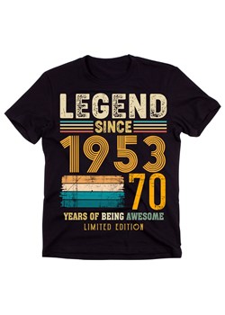 MĘSKA KOSZULKA NA 70 URODZINY LEGEND SINCE 1953 ze sklepu Time For Fashion w kategorii T-shirty męskie - zdjęcie 175638864