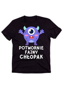 KOSZULKA POTWORNIE FAJNY CHŁOPAK ze sklepu Time For Fashion w kategorii T-shirty męskie - zdjęcie 175638870