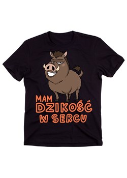 KOSZULKA DLA CHŁOPAKA Z DZIKIEM MAM DZIKOŚC ze sklepu Time For Fashion w kategorii T-shirty męskie - zdjęcie 175638871