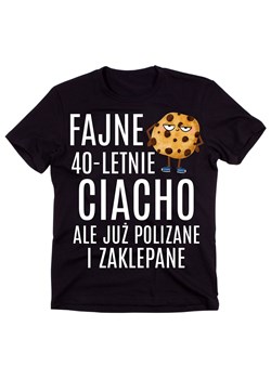 MĘSKA koszulka na 40 URODZINY FAJNE 40 LETNIE CIACHO ze sklepu Time For Fashion w kategorii T-shirty męskie - zdjęcie 175638894