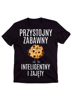 KOSZULKA NA DZIEŃ CHŁOPAKA PRZYSTOJNY ZABAWNY I ZAJĘTY ze sklepu Time For Fashion w kategorii T-shirty męskie - zdjęcie 175638903