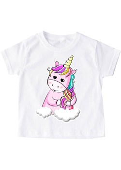 dziecięca koszulka dla dziewczynki Z UNICORNEM PONY5 ze sklepu Time For Fashion w kategorii Bluzki dziewczęce - zdjęcie 175638992