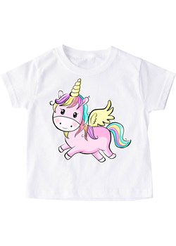 dziecięca koszulka dla dziewczynki Z UNICORNEM PONY6 ze sklepu Time For Fashion w kategorii Bluzki dziewczęce - zdjęcie 175638993