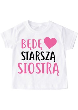 Koszulka będę starszą siostrą ze sklepu Time For Fashion w kategorii Bluzki dziewczęce - zdjęcie 175639123