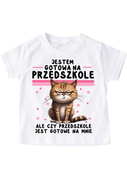 Koszulka do przedszkola - jestem gotowa na przedszkole ze sklepu Time For Fashion w kategorii Bluzki dziewczęce - zdjęcie 175639124