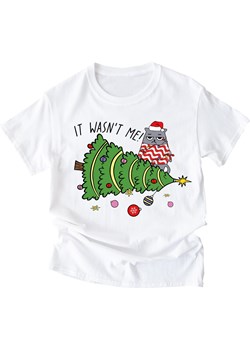 damska koszulka ze świątecznym motywem merry11 ze sklepu Time For Fashion w kategorii Bluzki damskie - zdjęcie 175639172