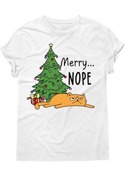 Męska koszulka świąteczny motyw merry10 ze sklepu Time For Fashion w kategorii T-shirty męskie - zdjęcie 175639184