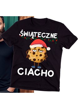 Męska koszulka po choinkę - świąteczne ciacho ze sklepu Time For Fashion w kategorii T-shirty męskie - zdjęcie 175639201