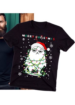 Męska koszulka merry christmas santa66 ze sklepu Time For Fashion w kategorii T-shirty męskie - zdjęcie 175639354