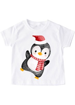 Koszulka z pingwinkiem dla dziecka santa77 ze sklepu Time For Fashion w kategorii Bluzki dziewczęce - zdjęcie 175639401