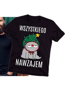 Męska koszulka pod choinkę wszystkiego nawzajem ze sklepu Time For Fashion w kategorii T-shirty męskie - zdjęcie 175639601