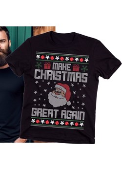 Męska koszulka świąteczna santa110 ze sklepu Time For Fashion w kategorii T-shirty męskie - zdjęcie 175639804