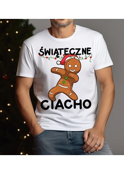 Męska świąteczna koszulka na prezent pod choinkę ze sklepu Time For Fashion w kategorii T-shirty męskie - zdjęcie 175639880