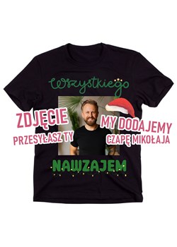 Męska koszulka ze zdjęciem na święta - wszystkiego nawzajem ze sklepu Time For Fashion w kategorii T-shirty męskie - zdjęcie 175639884