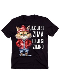 KOSZULKA MĘSKA JAK JEST ZIMA TO JEST ZIMNO ze sklepu Time For Fashion w kategorii T-shirty męskie - zdjęcie 175640150