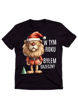 KOSZULKA MĘSKA W TYM ROKU BYŁEM GRZECZNY ze sklepu Time For Fashion w kategorii T-shirty męskie - zdjęcie 175640152