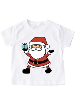 Koszulka z mikołajem dla dziecka funnysanta3 ze sklepu Time For Fashion w kategorii Bluzki dziewczęce - zdjęcie 175640192