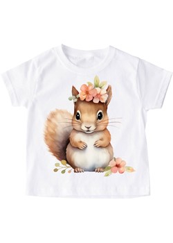 Koszulka z wiewiórką dla dziecka wiewiórka4 ze sklepu Time For Fashion w kategorii Bluzki dziewczęce - zdjęcie 175640243