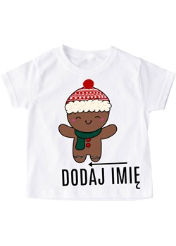Koszulka z imieniem na mikołajki dla dziecka ze sklepu Time For Fashion w kategorii Bluzki dziewczęce - zdjęcie 175640264