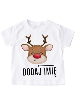 Koszulka z imieniem na mikołajki dla dziecka - id: 140764 - marki Timeforf - 175640270 Koszulka z imieniem na mikołajki dla dziecka ze sklepu Time For Fashion w kategorii Bluzki dziewczęce - zdjęcie 175640270
