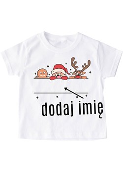 Koszulka z imieniem na mikołajki dla dziecka ze sklepu Time For Fashion w kategorii Bluzki dziewczęce - zdjęcie 175640323