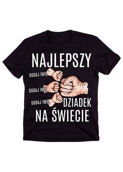 Koszulka NAJLEPSZY DZIADEK NA ŚWIECIE - DODAJ IMIONA 3 WNUCZĄT ze sklepu Time For Fashion w kategorii T-shirty męskie - zdjęcie 175640354